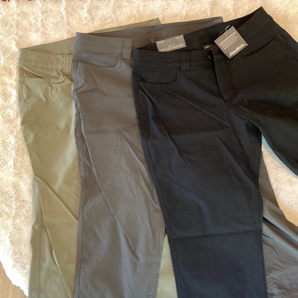 Eddie Bauer Rainier Stretch Pants and Capri Bundle